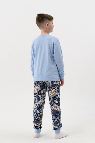 Пижама с брюками для мальчика Турне детская длинный рукав
