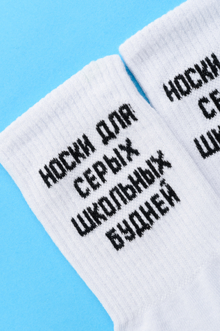 Носки стандарт мужские Школьные будни (набор 3 пары)