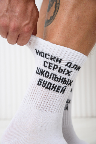 Носки стандарт мужские Школьные будни (набор 3 пары)