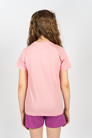 Костюм с шортами для девочки 41107 (футболка+ шорты)