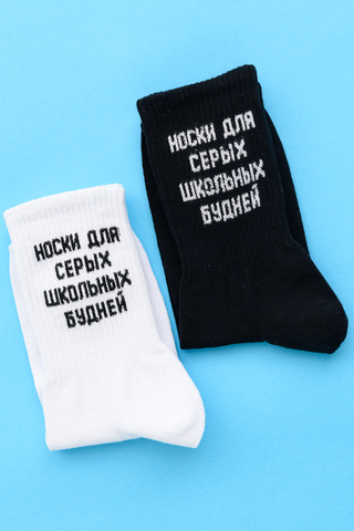 Носки стандарт мужские Школьные будни (набор 3 пары)