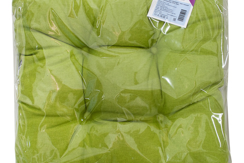 Подушка для мебели на табурет Цвет эмоций 40*40см, арт. 1673 с завязками