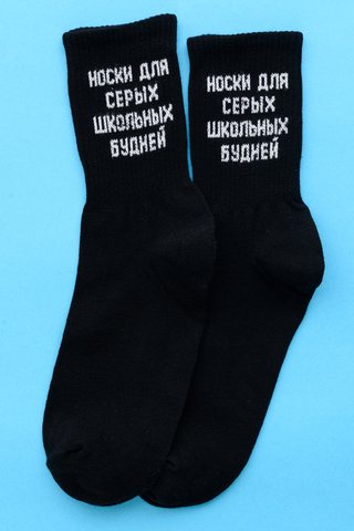Носки стандарт мужские Школьные будни (набор 3 пары)