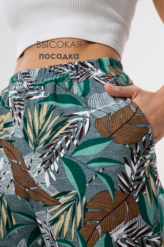 Женские брюки палаццо домашние широкие