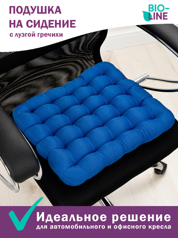 Подушка для мебели на табурет Bio-Line с гречневой лузгой PSG25