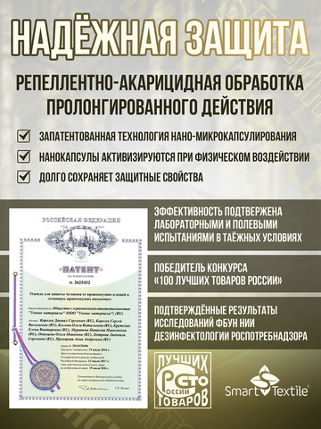 Костюм противоэнцефалитный антимоскитный Барьер - Инсекто У