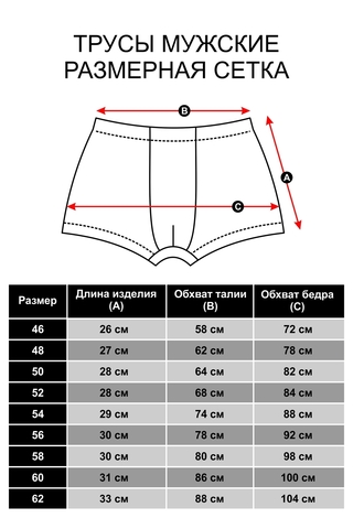 Трусы мужские Среда