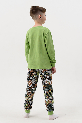 Пижама с брюками для мальчика Сафари детская длинный рукав