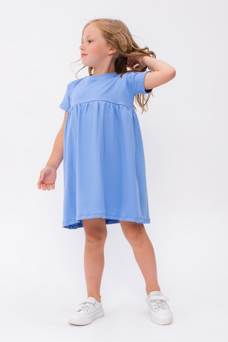 Платье для девочки Солнышко синее