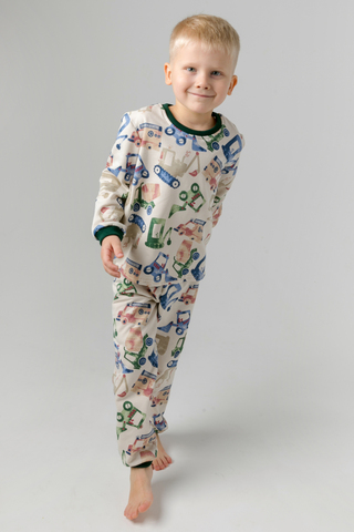 Пижама с брюками для мальчика Спецтехника