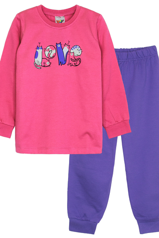 Пижама с брюками для девочки 91224