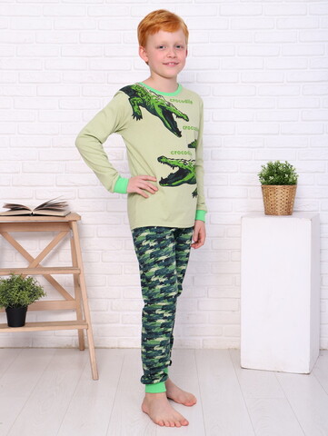 Пижама с брюками для мальчика Кайман дл. рукав
