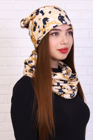 Женский комплект шапка и шарф 36127