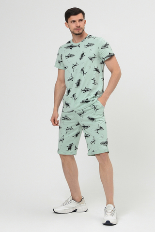 Пижама с шортами мужская 70052