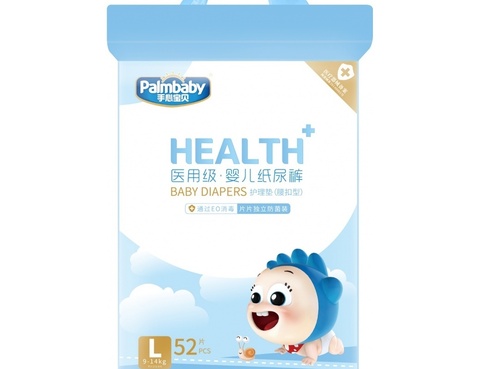 Подгузники для мальчиков Palmbaby health в инд. уп. SK019-L 52 шт (9-14 кг)