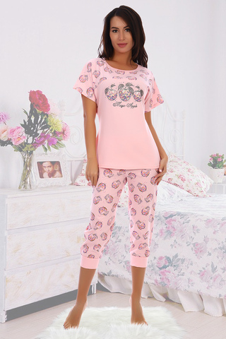 Женская пижама с бриджами Иветта