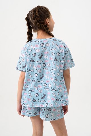 Пижама с шортами для девочки Потеха