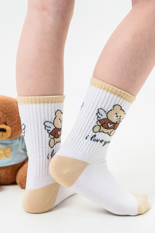 Детские носки стандарт Мишка-Ангел комплект 1 пара
