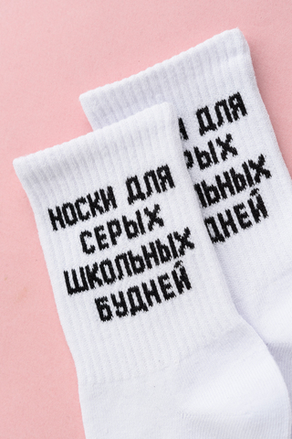 Носки стандарт женские Школьные будни (набор 3 пары)