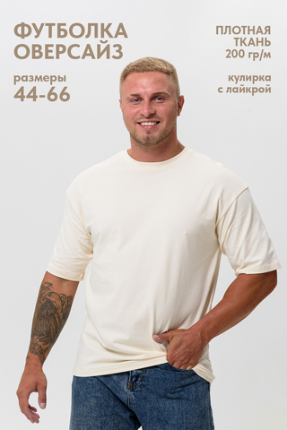 Футболка оверсайз мужская 14414/1