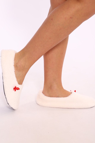 Носки короткие женские 89666(молочные бант)
