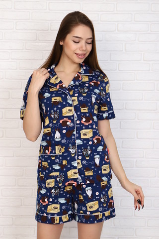 Женская пижама с шортами 036