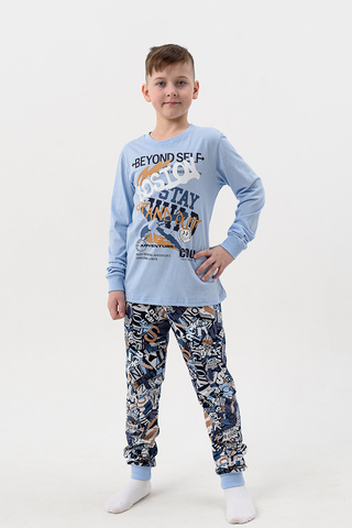 Пижама с брюками для мальчика Турне детская длинный рукав