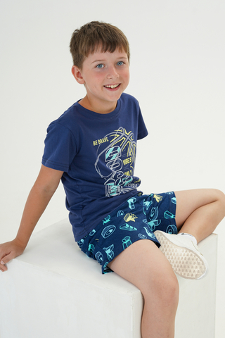 Пижама с шортами для мальчика Тинейджер